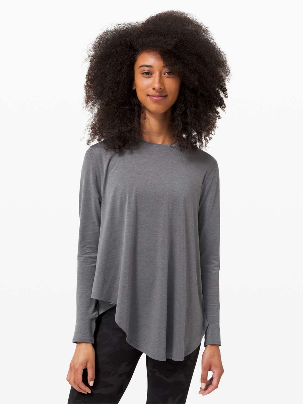 Lululemon Lifted Balance Long Sleeve
Heathered Titanium